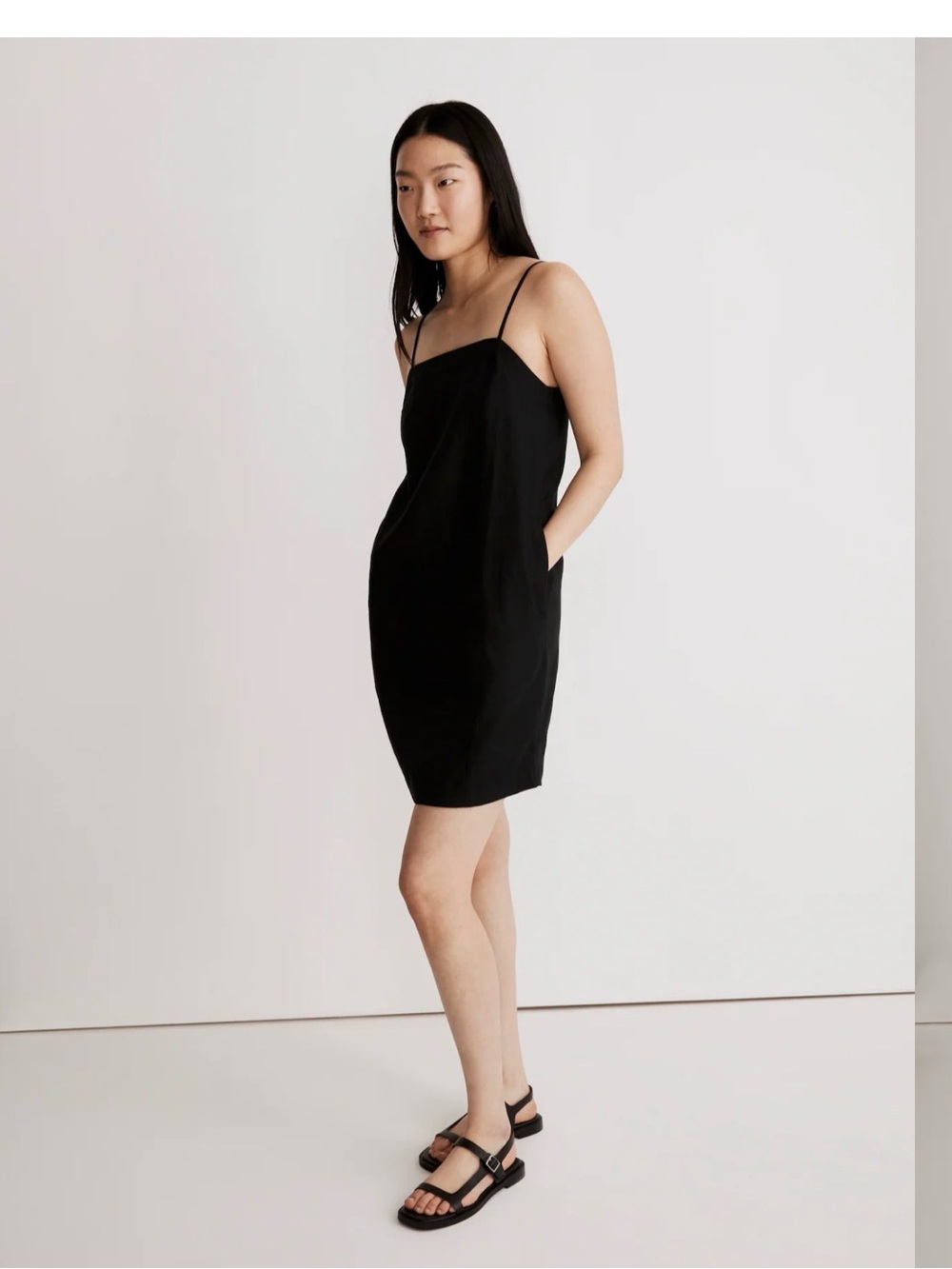 Madewell Goldie Mini Dress in 100% Linen